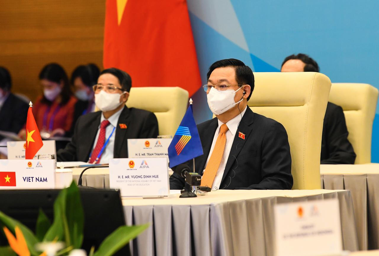 Chủ tịch Quốc hội kêu gọi AIPA đoàn kết trong kiểm soát dịch COVID-19