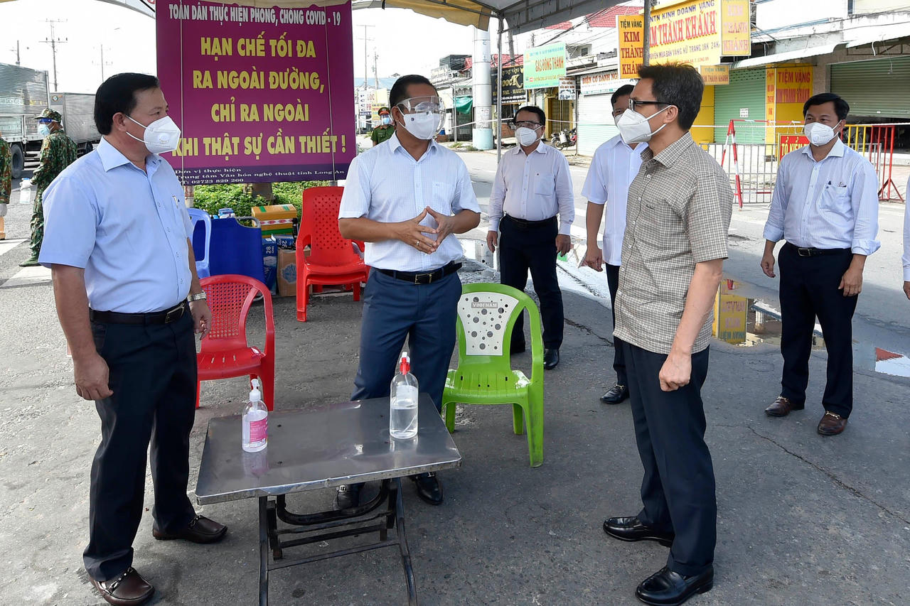 Long An phấn đấu kiểm soát dịch bệnh trước ngày 1/9