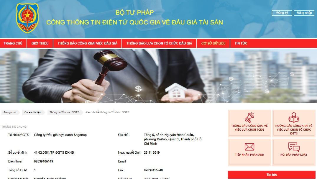 Kịp thời chấn chỉnh những sai sót trong công khai thông tin về đấu giá