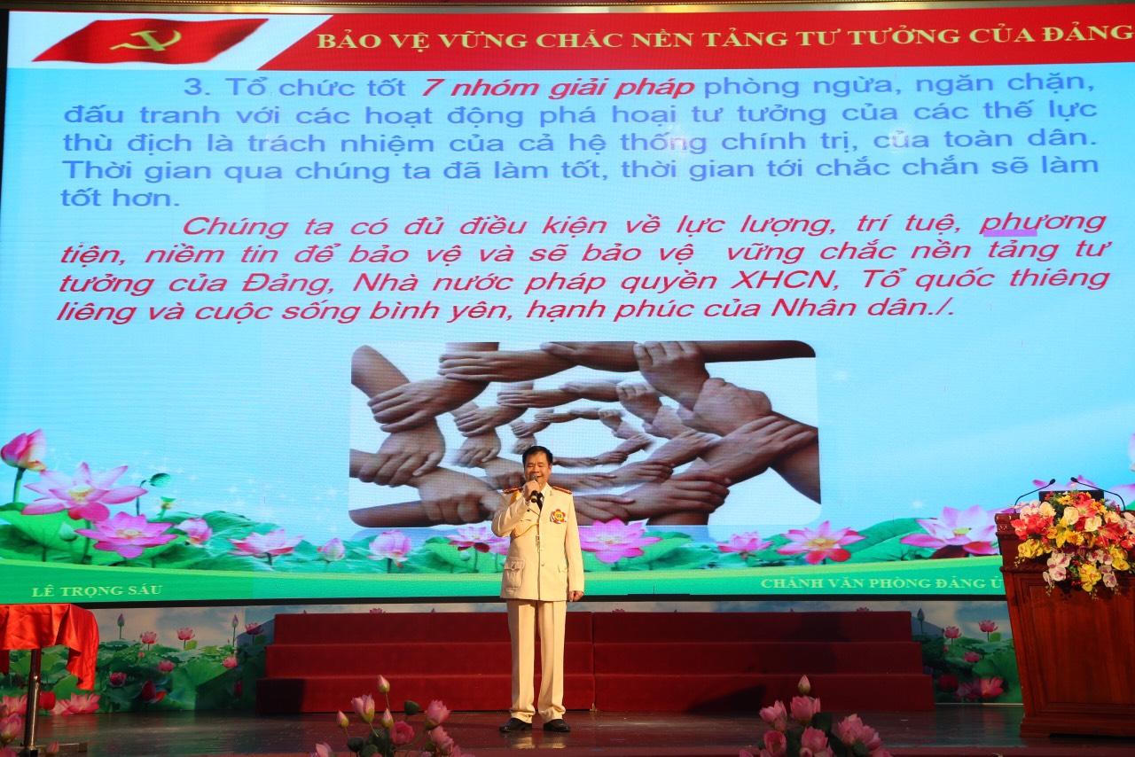 Đại tá Lê Trọng Sáu góp phần vun đắp truyền thống của lực lượng tham mưu Công an nhân dân