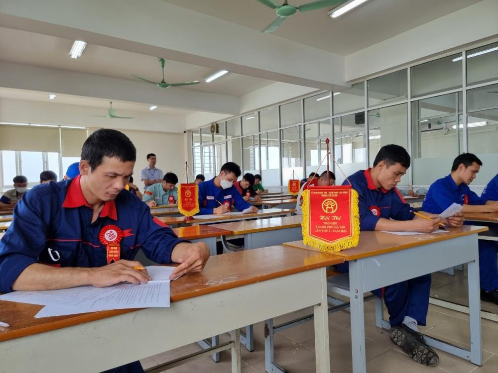 261 thí sinh tham gia Hội thi thợ giỏi thành phố Hà Nội lần thứ hai