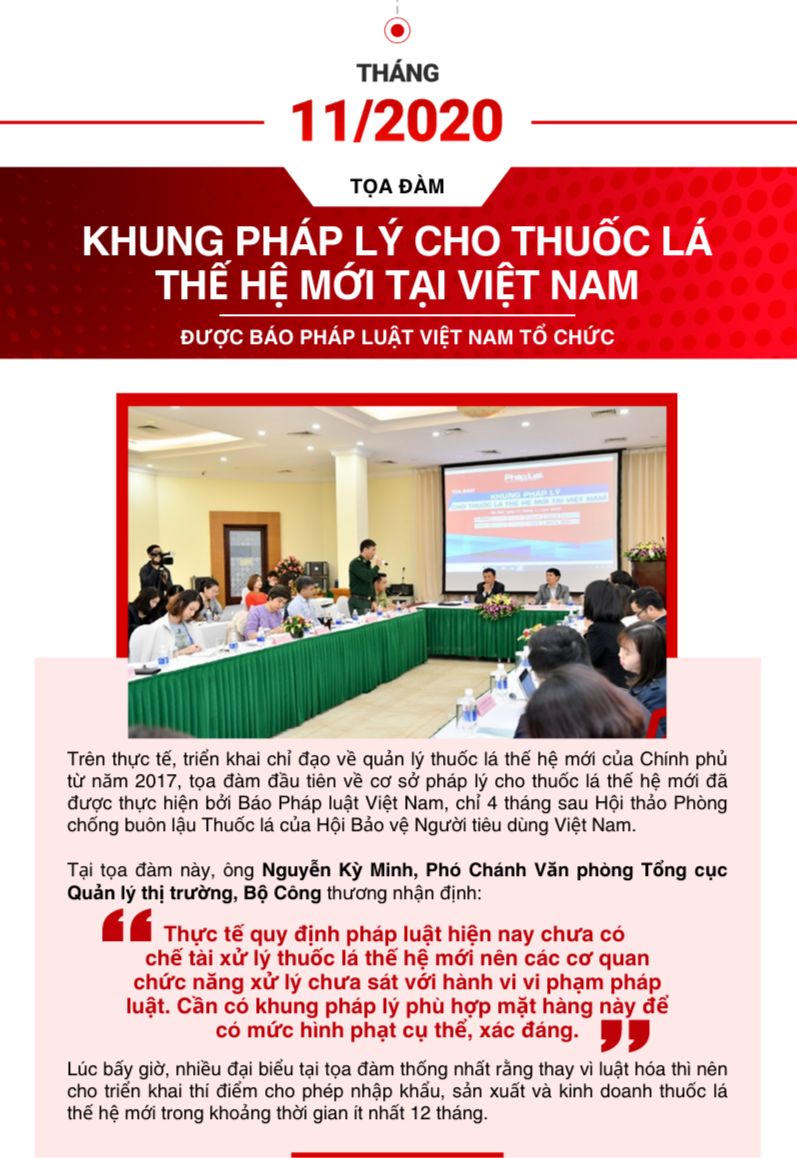 Điểm lại loạt hội thảo tìm kiếm giải pháp kiểm soát thuốc lá thế hệ mới