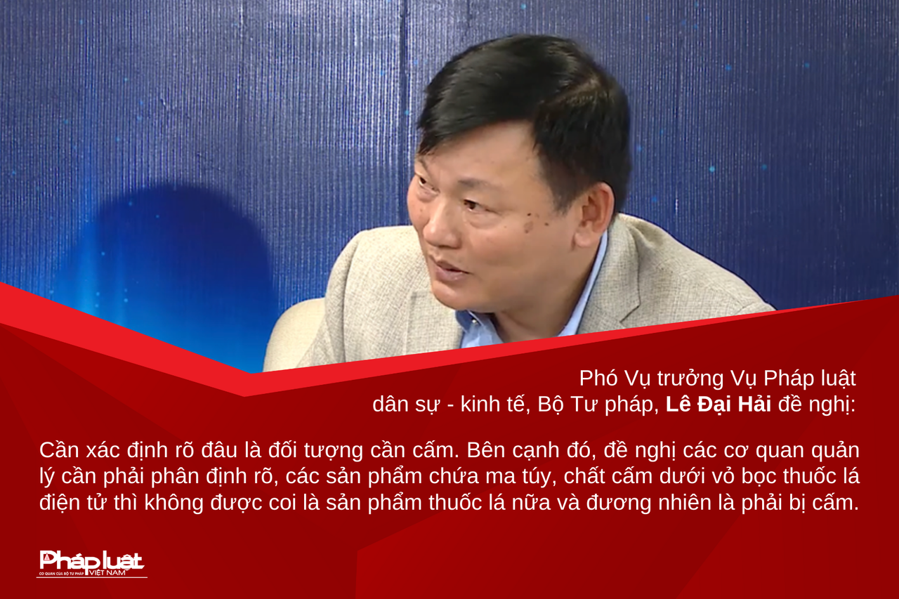 Sớm kiểm soát thuốc lá thế hệ mới để dập tắt tình trạng ma túy trá hình