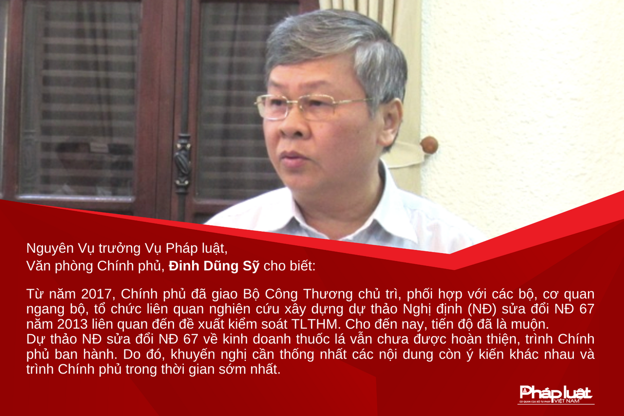 Sớm kiểm soát thuốc lá thế hệ mới để dập tắt tình trạng ma túy trá hình