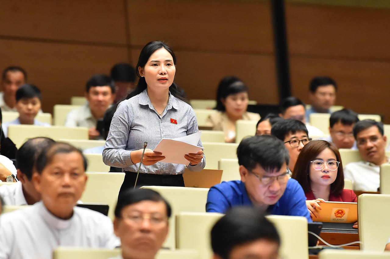 Quốc hội thảo luận về dự án Luật Công đoàn (sửa đổi)