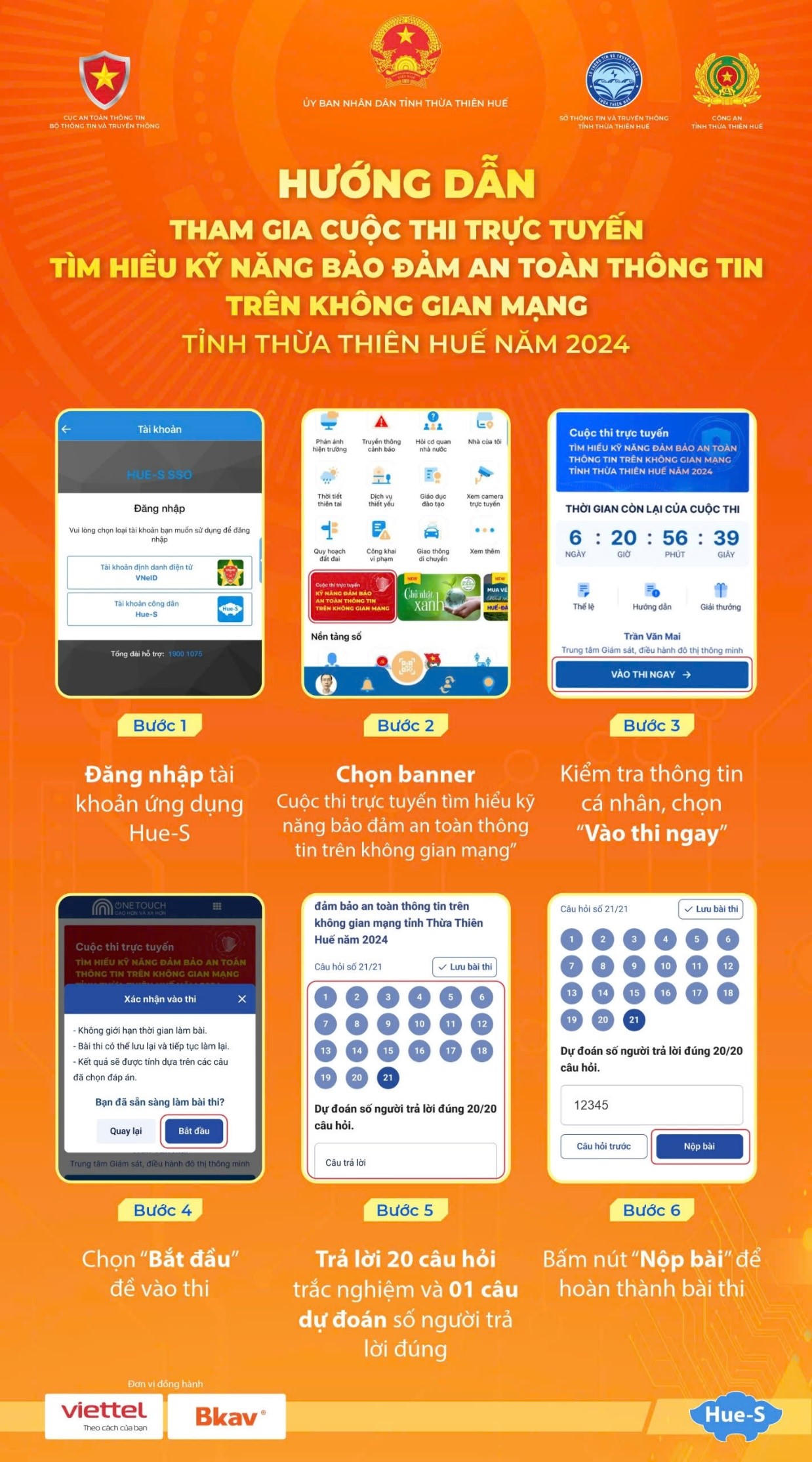 Thừa Thiên Huế thi tìm hiểu kỹ năng bảo đảm an toàn trên không gian mạng