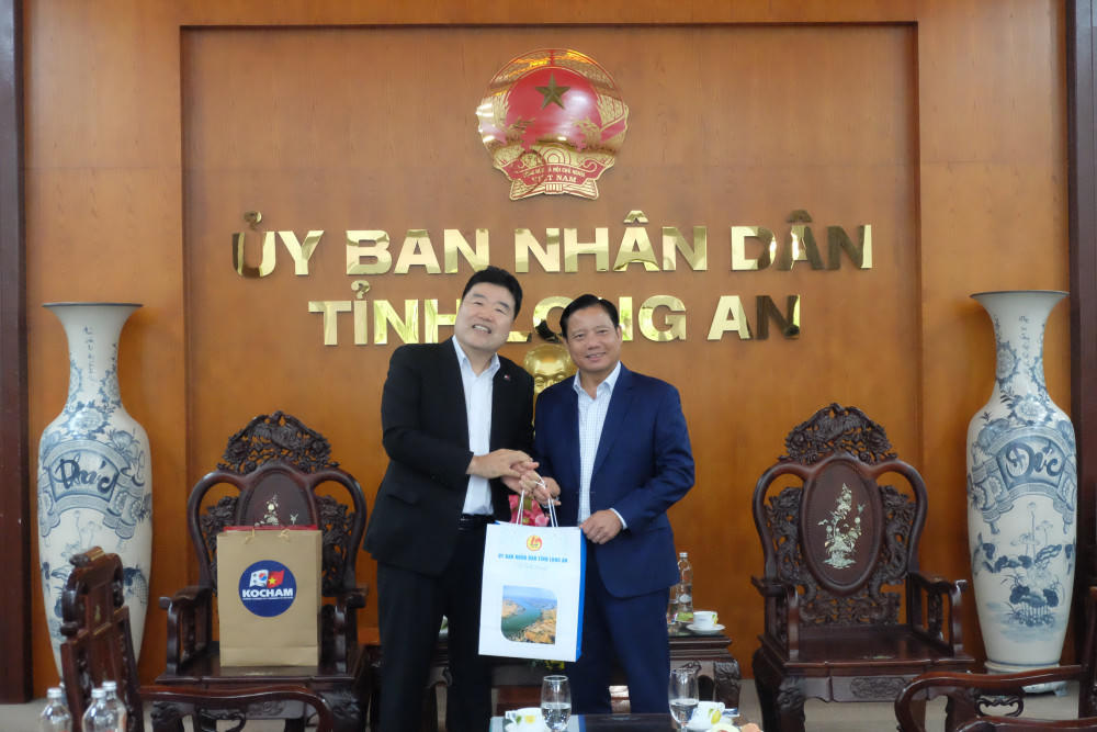 Long An tăng cường hợp tác, hỗ trợ doanh nghiệp Hàn Quốc