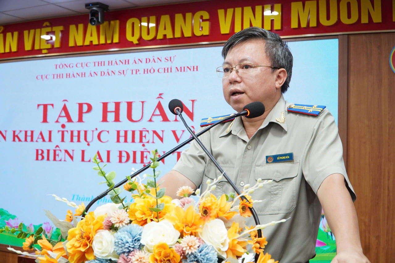 Cục THADS TP HCM tập huấn sử dụng phần mềm biên lai điện tử