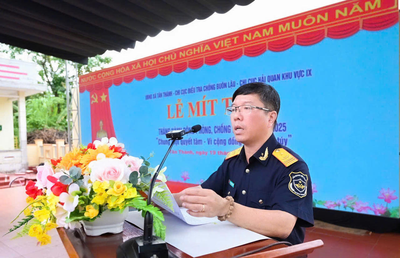 Hải quan chung tay vì cộng đồng không ma túy