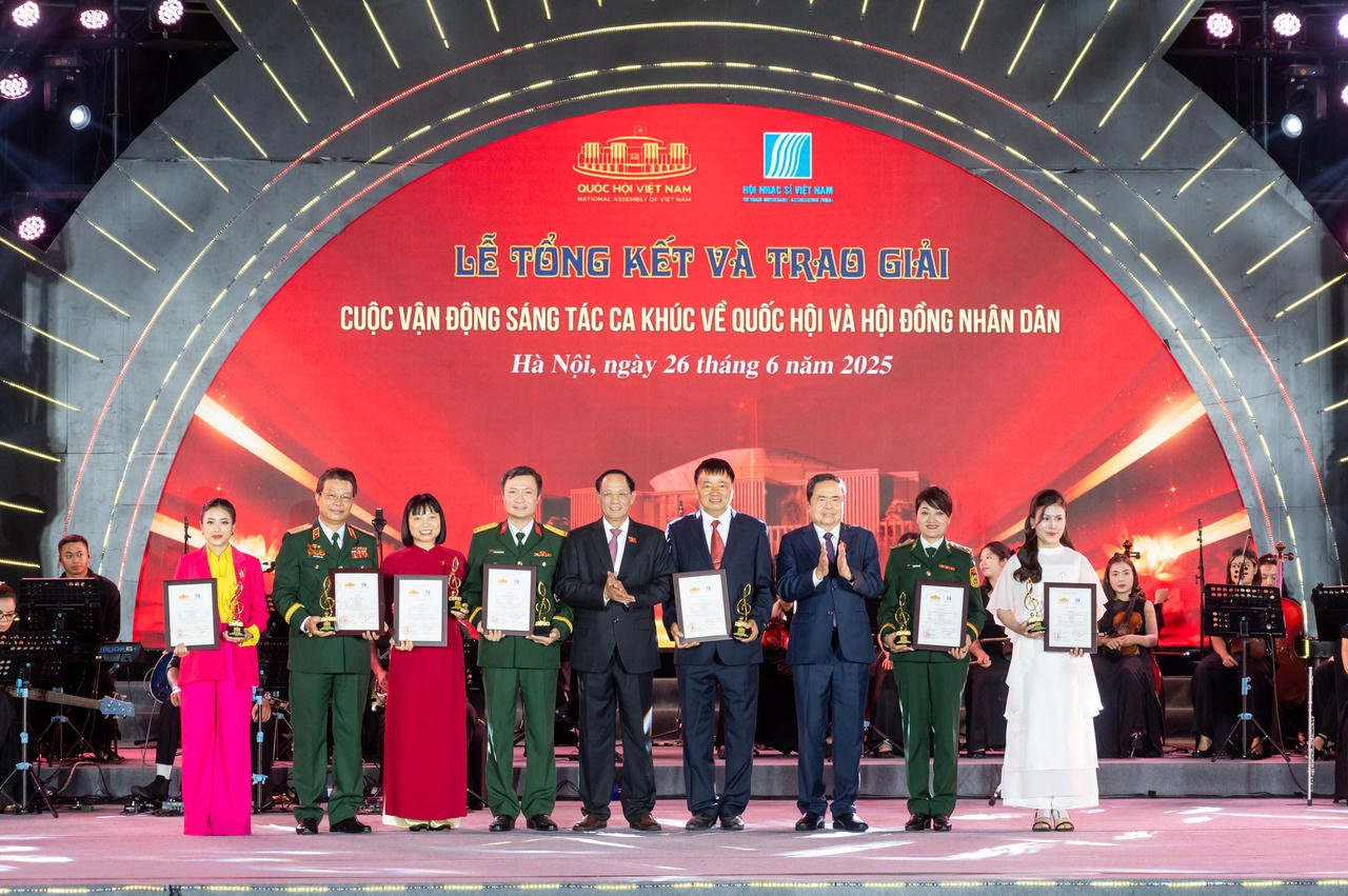 Tổng kết, trao giải Cuộc vận động sáng tác ca khúc về Quốc hội và HĐND
