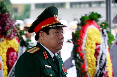 Lễ truy điệu 18 chiến sỹ hy sinh trong vụ máy bay rơi ở Hà Nội