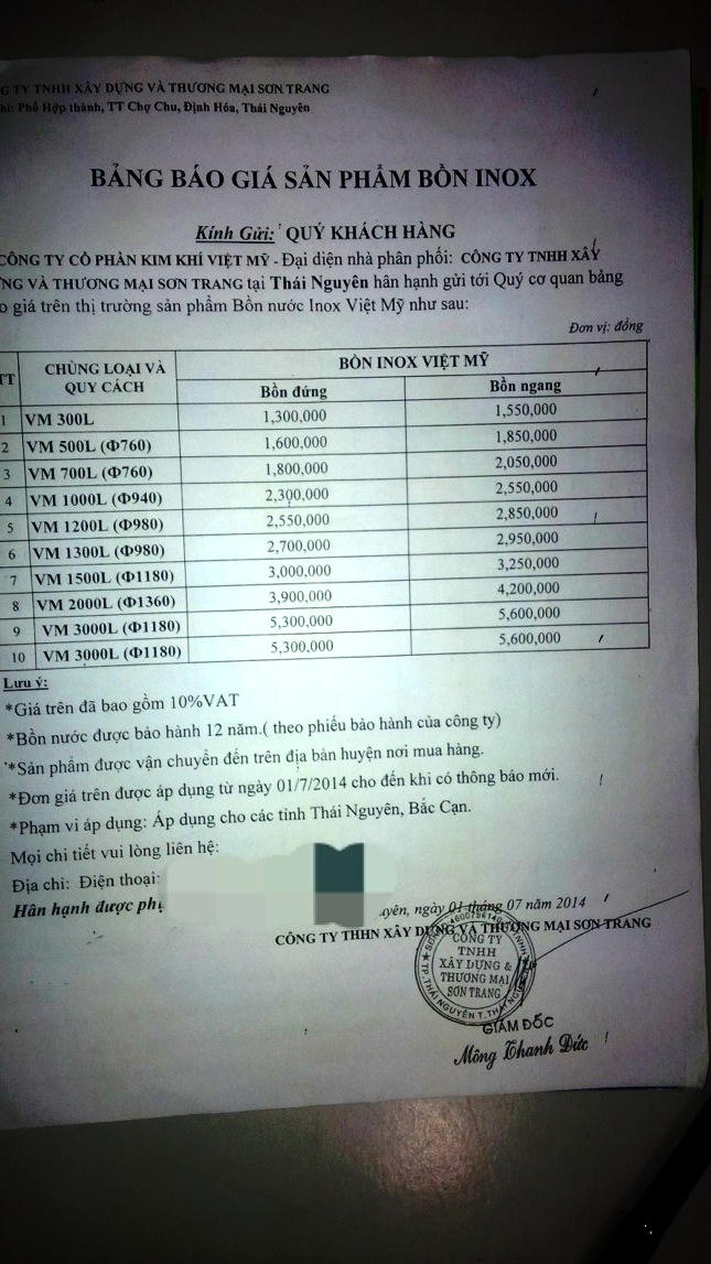 Vụ “ép” dân mua bồn Việt Mỹ: hé lộ “chiêu thức” lạ của nhà phân phối