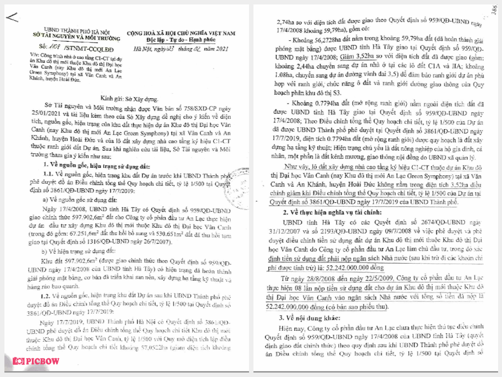 Vì sao lô đất C1-CT An Lạc Green Symphony vẫn chưa được cấp phép xây dựng?