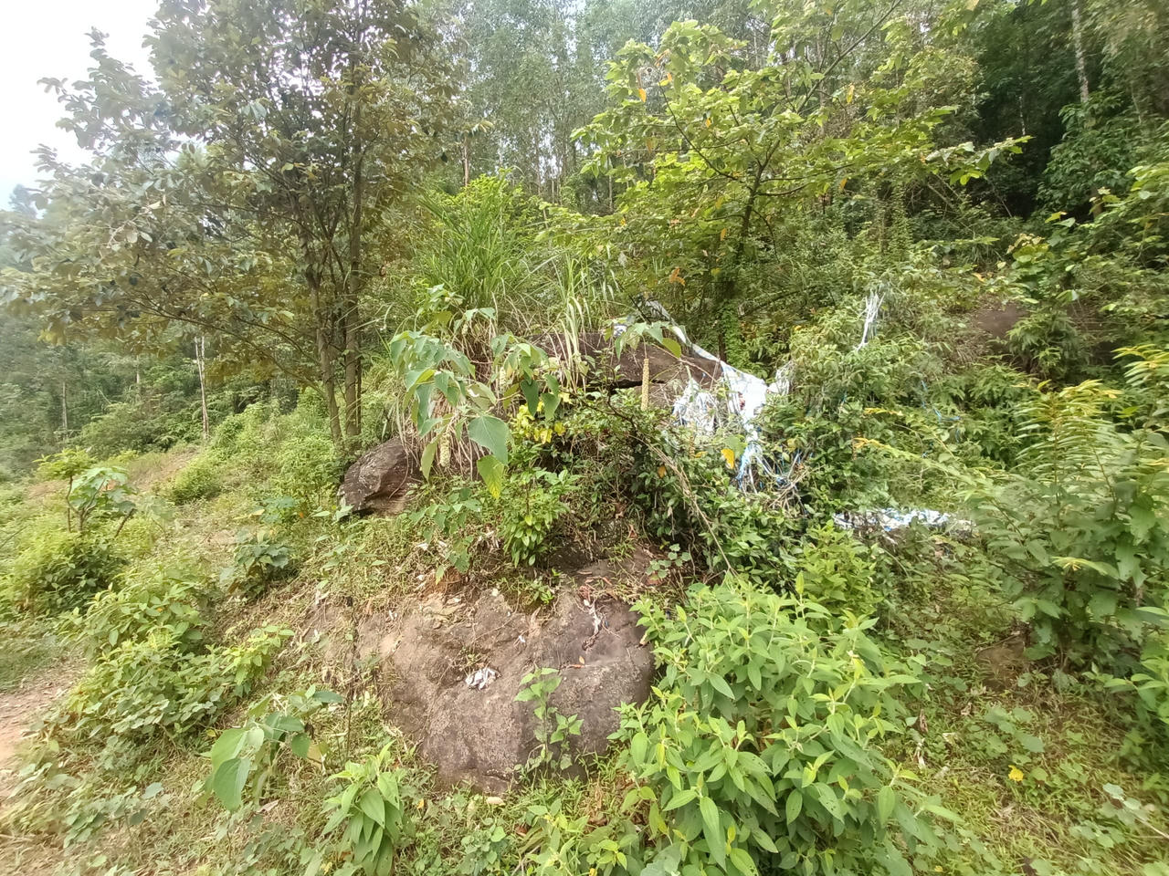 Dấu tích chùa cổ trên núi Thét 