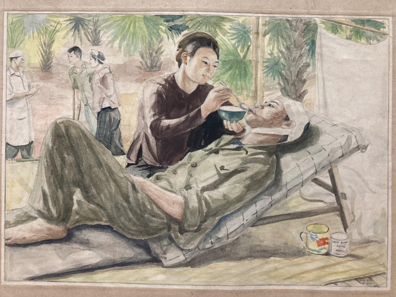 “Nghệ sĩ là chiến sĩ” – khi bút vẽ, bảng màu là “vũ khí”