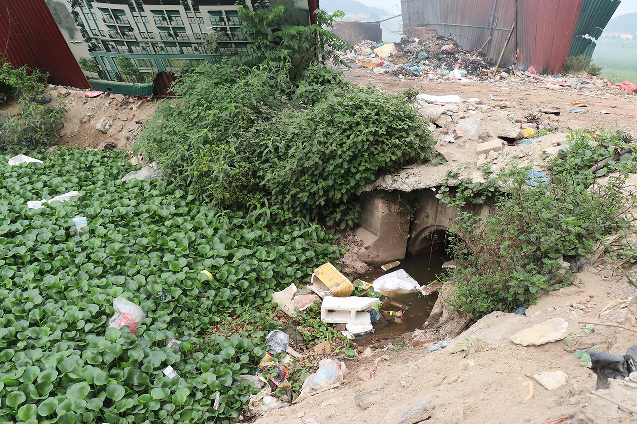 Tiên Du (Bắc Ninh): Người dân kêu khổ vì điểm tập kết rác gây ô nhiễm