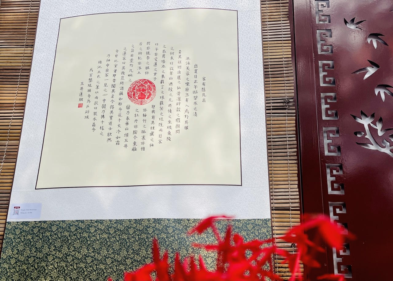 Triển lãm Hàn Mặc lần thứ XI: Vẻ đẹp thư pháp hội ngộ nơi cửa thiền