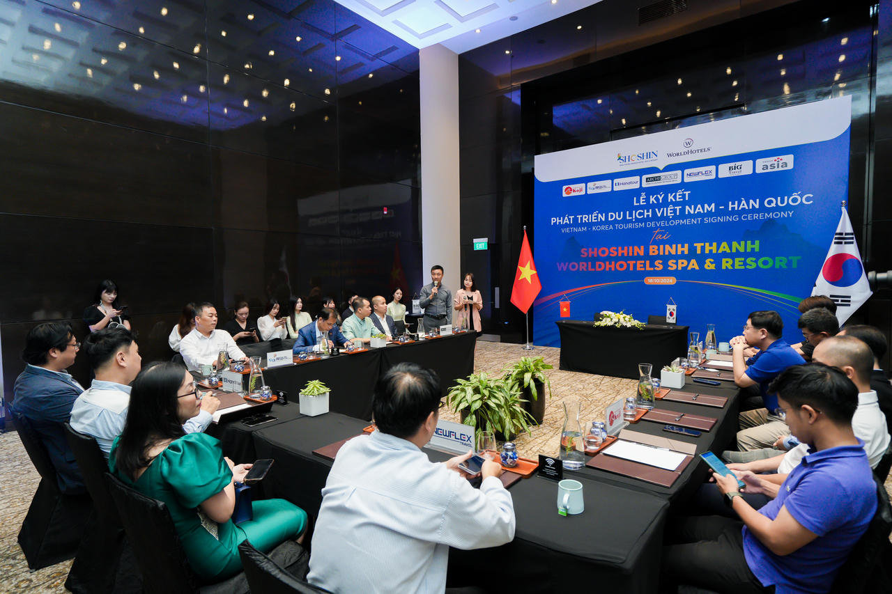 Lễ ký kết hợp tác phát triển du lịch Việt Nam - Hàn Quốc tại Dự án Shoshin Binh Thanh WorldHotels Spa & Resort