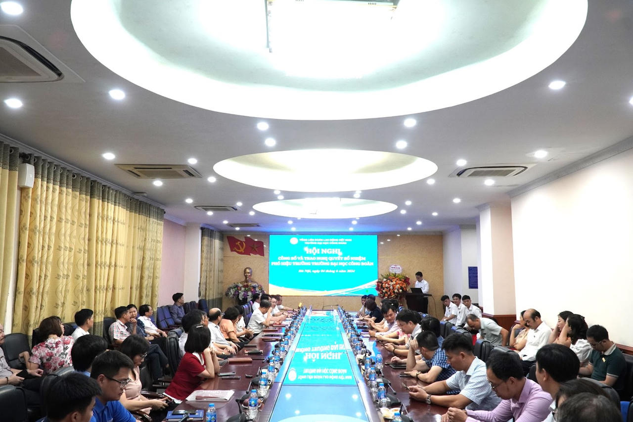 PGS.TS Nguyễn Hiệp Thương được bổ nhiệm làm Phó Hiệu trưởng Trường Đại học Công đoàn