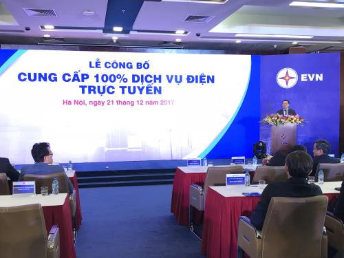 EVN công bố “online” 100% dịch vụ