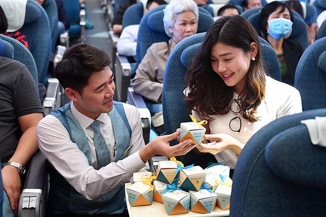 Điều bất ngờ trên những chuyến bay của Vietnam Airlines