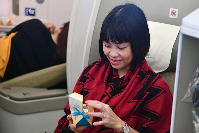 Điều bất ngờ trên những chuyến bay của Vietnam Airlines