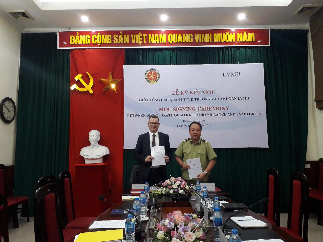 Biên bản ghi nhớ đầu tiên trong công tác phòng chống hàng giả