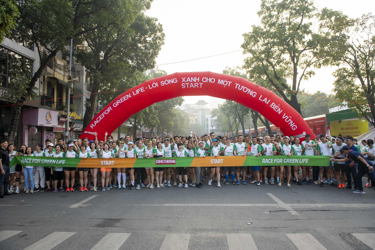 Tổ chức giải chạy Lối sống xanh cho một tương lai bền vững