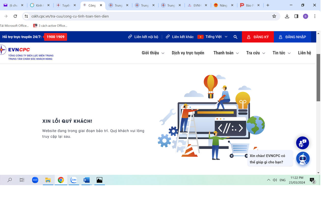 Vì sao công cụ tính tiền điện của cả ngành Điện đồng loạt 'bảo trì'?