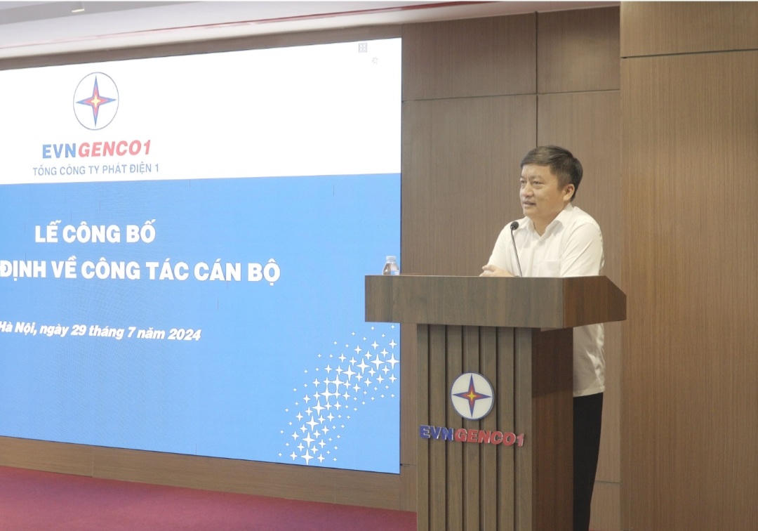 Tổng công ty Phát điện 1 công bố tân Phó Tổng giám đốc