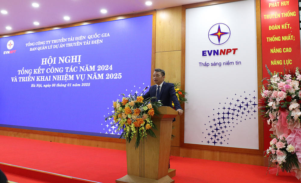 Ban Quản lý dự án Truyền tải điện hoàn thành xuất sắc nhiệm vụ trong năm 2024