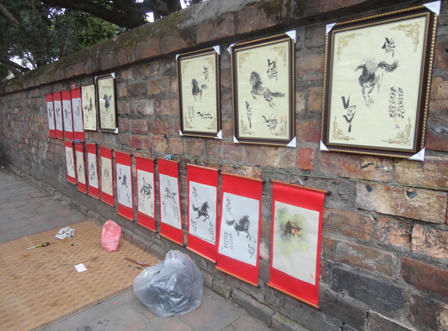 Phố “Ông Đồ” đìu hiu sau Tết 