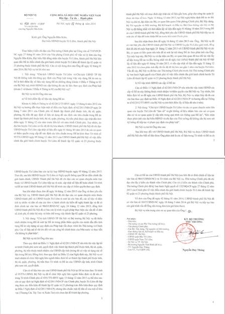 Bộ Nội vụ phúc đáp đại biểu HĐND không nhấn nút “tách” Từ Liêm