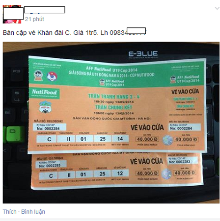“Vé xem chung kết giải VFF 2 triệu đồng thì ở nhà ôm tivi để tiền nuôi con”