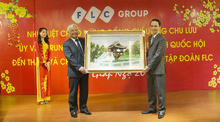 Phó chủ tịch Quốc hội Uông Chu Lưu thăm và làm việc với Tập đoàn FLC