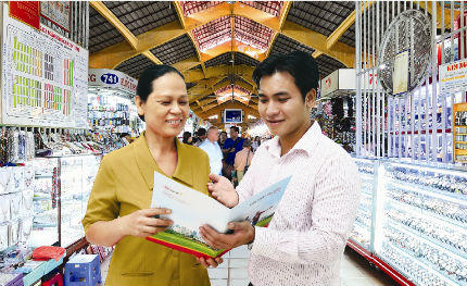 HDBank cho vay góp chợ