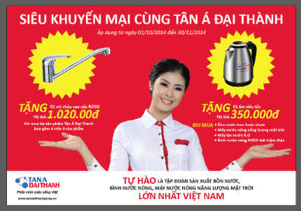 Tân Á Đại Thành siêu khuyến mãi trong tháng 10