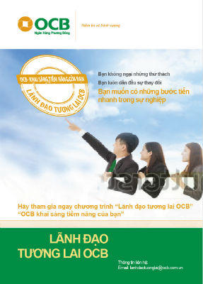 Tổ chức tuyển chọn “Lãnh đạo tương lai OCB 2014”