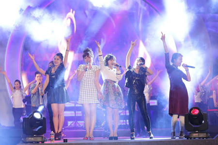 Sinh viên Hà Nội “cháy” hết mình với Hành trình bài ca sinh viên năm 2015 