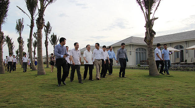 Chủ nhiệm Ủy ban Kiểm tra TW thăm dự án của Tập đoàn FLC