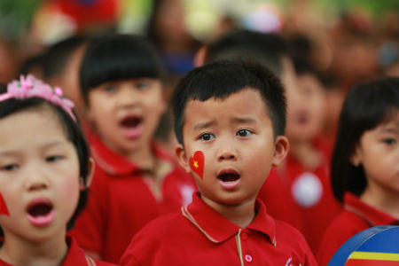 Xúc động Lễ khai giảng đề cao lòng tự tôn dân tộc tại Vinschool