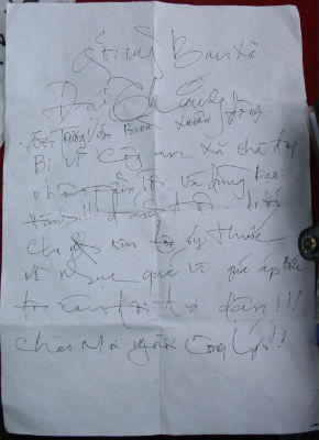 Để lại thư tố Công an “chà đạp nhân phẩm” rồi uống thuốc tự tử