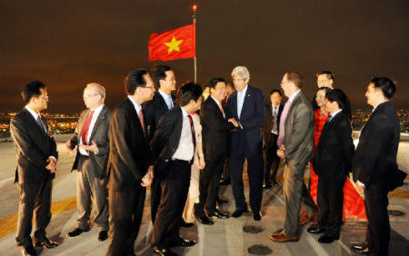 Độc đáo buổi tiệc "Sen" đón Ngoại trưởng Mỹ tại Bitexco Finacial Tower 