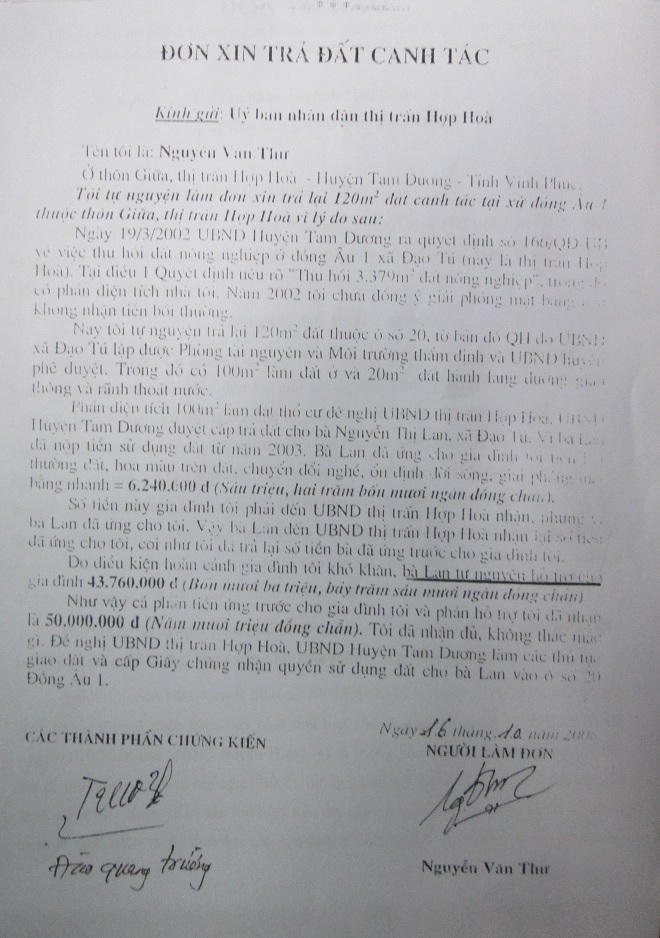  Đời cha đã mất ruộng, đời con còn bị kiện ngược?