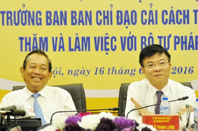 Phó Thủ tướng Trương Hòa Bình biểu dương thành tích của Bộ Tư pháp