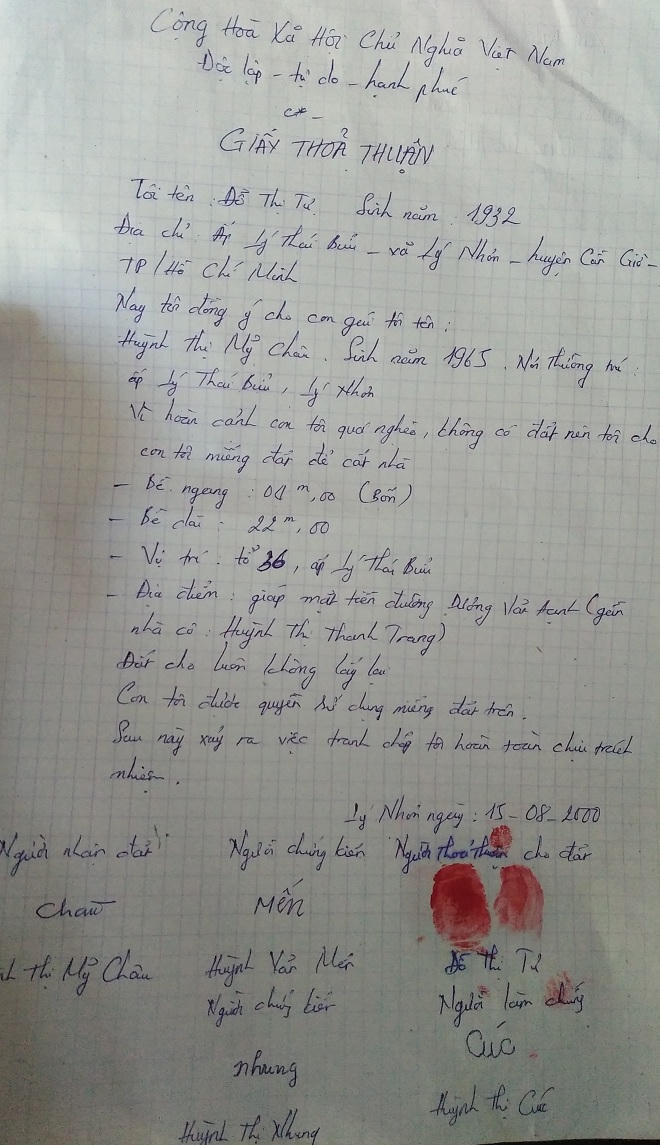 Vụ kiện đau lòng dứt tình mẫu tử vì 88m2 đất