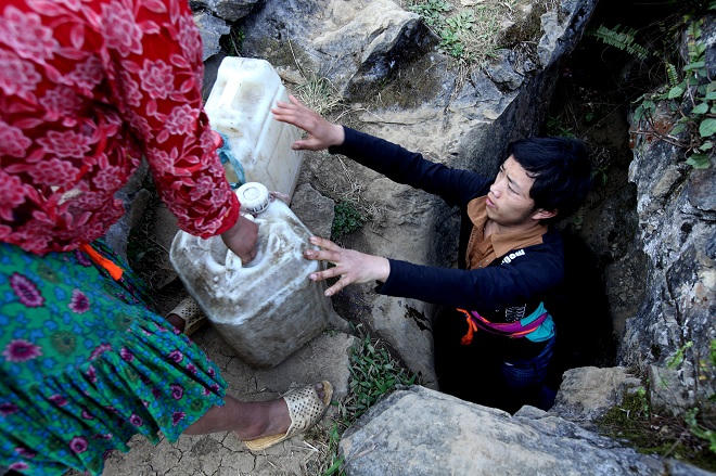  “Mót” nước trên cao nguyên đá