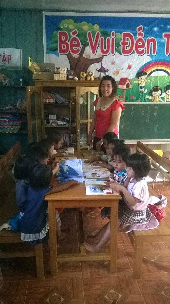 Cô gái trẻ được cả xã xem như ân nhân