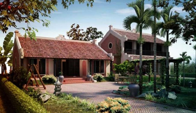 Độc đáo kiến trúc nhà ở vùng nông thôn Bắc bộ xưa