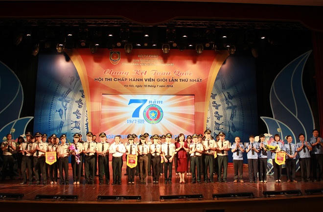 Sôi nổi tranh tài chung kết Hội thi chấp hành viên giỏi lần thứ nhất